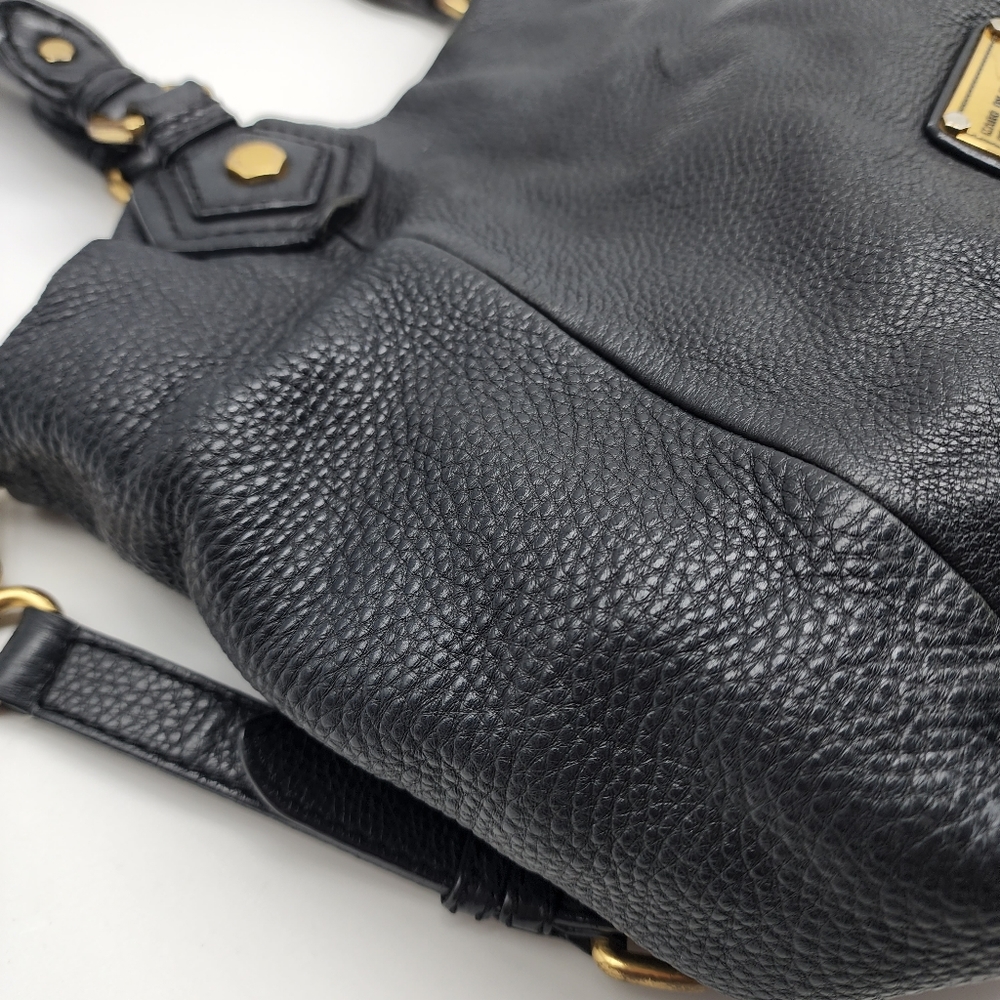 Marc By Marc Jacobs Classic Q Fran Hobo Black Leather Bag - Picture 11 of 16